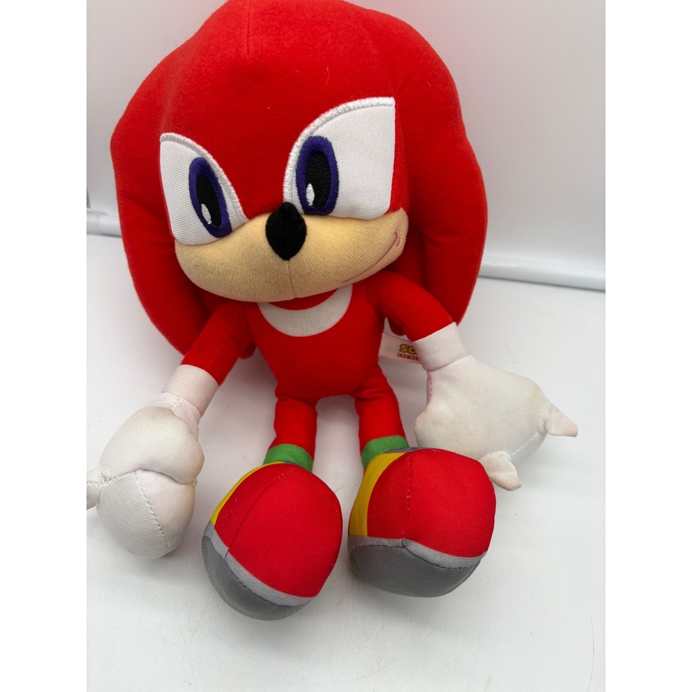 Sonic the Hedgehog Knuckles 12" Plush Authentic SEGA Toy Factory Stuffed Doll